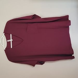 Zenana maroon top